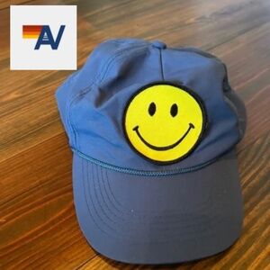 Aviator Nation SMILEY - VINTAGE NYLON TRUCKER HAT